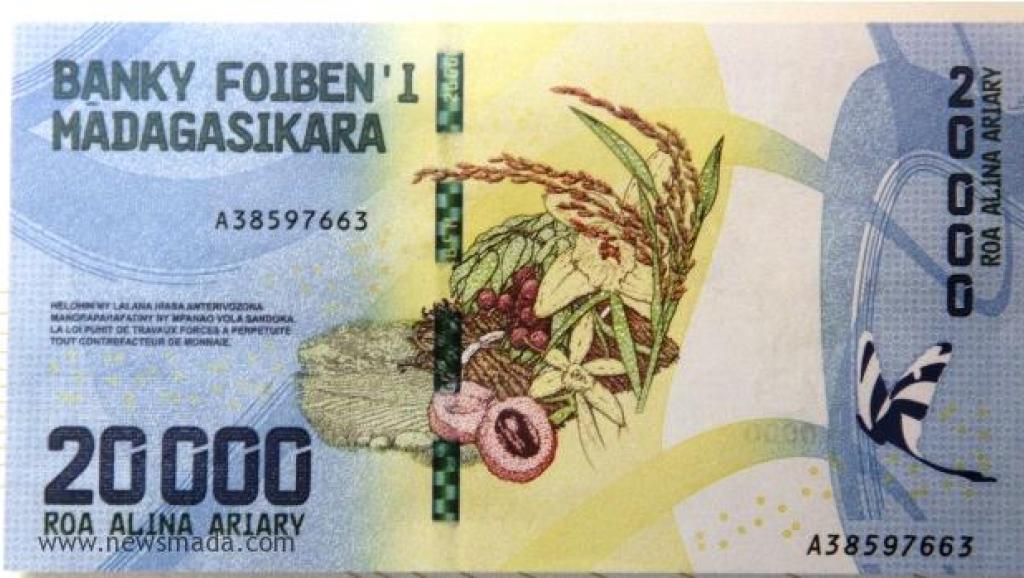 Billets de 20 000 ariary